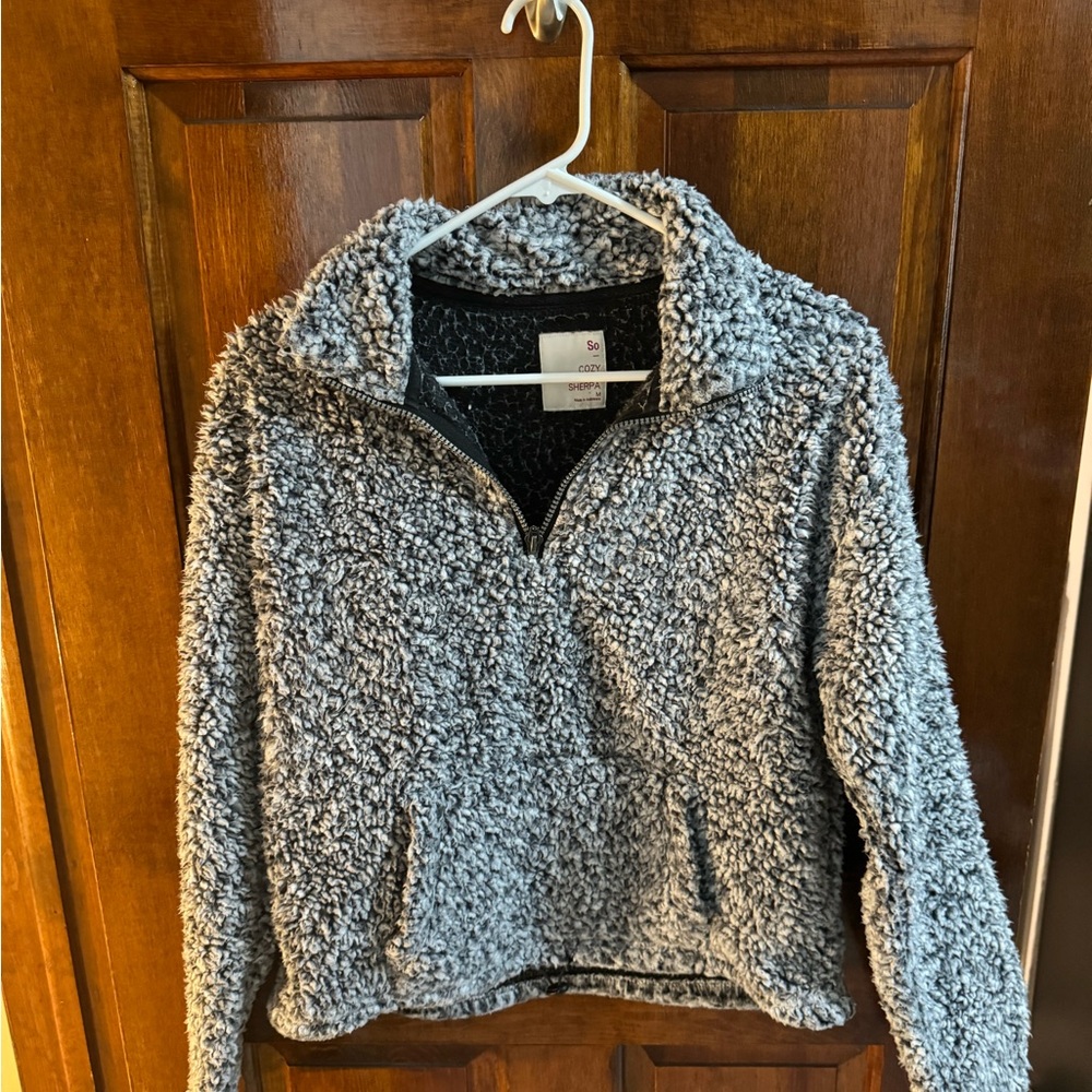 SO Softest Black Sherpa Jacket